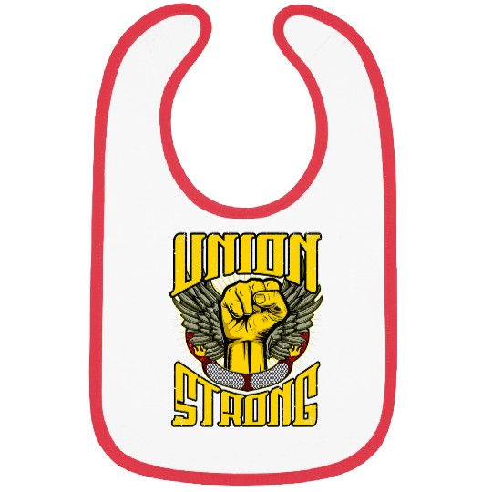 Labor Union Worker Union Strong 2 Bibs