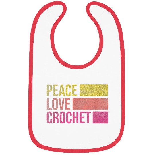 Knitting Yarn Crochetting Funny Crocheting Crocheter Plus Size Bibs
