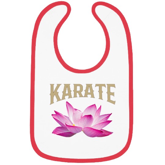 Lotus Karate Design For Instructors Practitioners Bibs