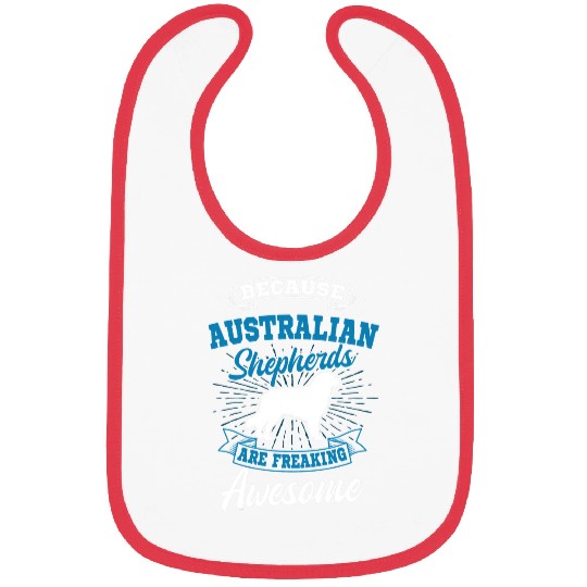 Australian Shepherd Awesome Aussie Herding Dog Breed Bibs