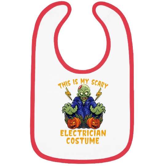 Electrical This Is My Scary Electrician Costume Zombie Gift Electrician Bibs