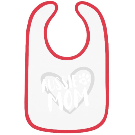 Aussie Mom Australian Shepherd Mama Bibs