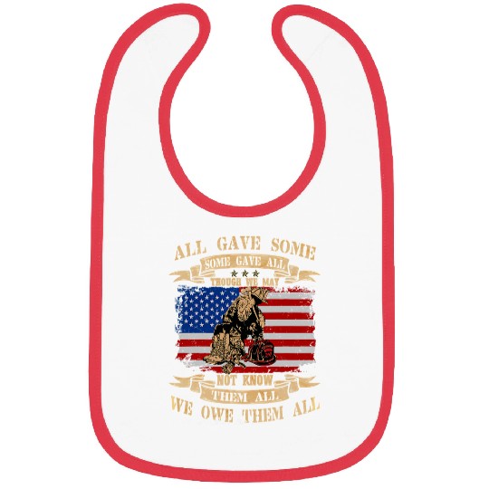 Fireman Firefighter 20th Anniversary Memorial Day American Firefighter 68 Firemen Bibs