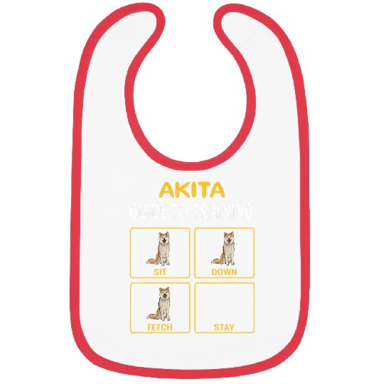 Dog Akita Inu Funny Dog Training Bibs