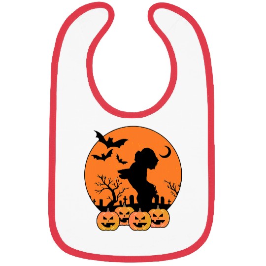 Dabbings Shih Tzu Halloween Dab Dance Dog Bibs