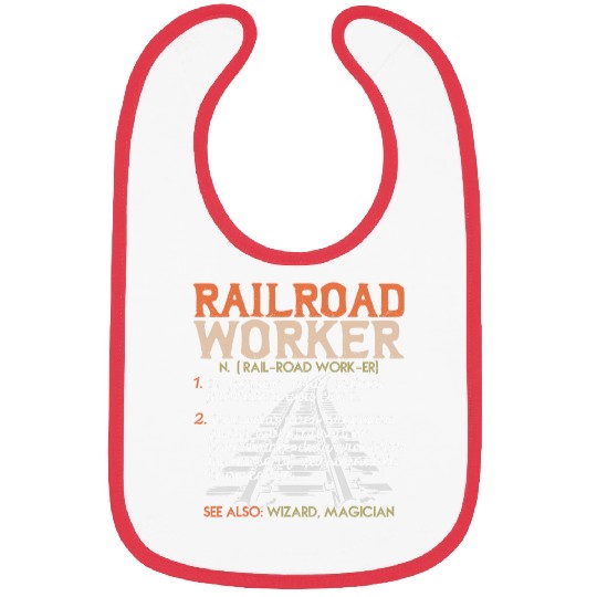 Railroad Worker For A Train And Railway Fan Railroad Bibs