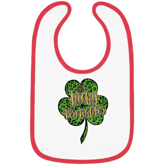 Fireman Firefighter Happy St Patrick Lucky Firefighter St Patricks Day Firemen Bibs