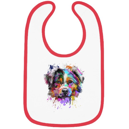 Australian Shepherd Gifts for Dog Lovers Bibs