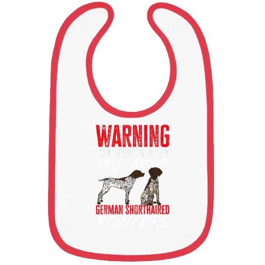 Dog German Shorthaired Pointer Warning GSP Dog Bibs