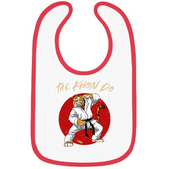 Taekwondo Tiger TKD Korean Martial Arts Bibs