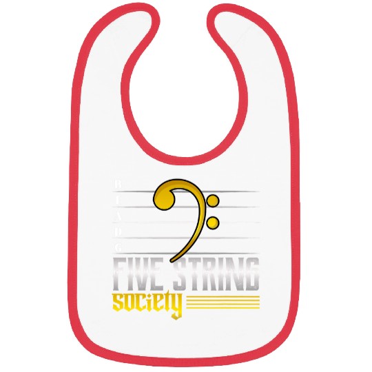Guitarist Music Lover Five Strings Society Guitar Bibs