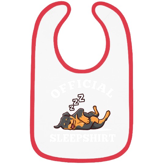 Dog Rottweiler Official sleep Rottweiler Bibs