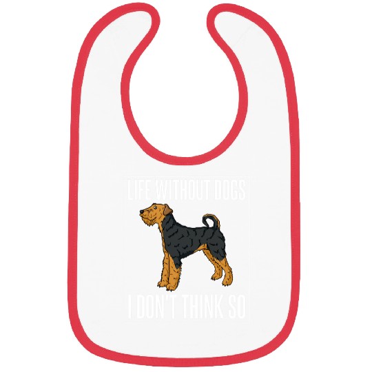 Dog Airedale Terrier Puppy Owner Lover 4 Bibs