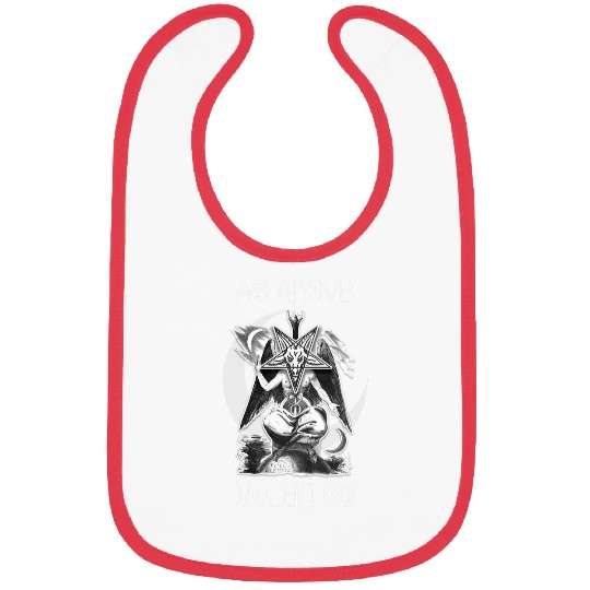 As Above So Below Baphomet Devil Illustration by Levi Bibs