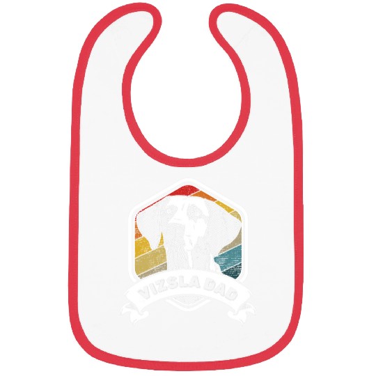 Dog Vizsla dad Vizsla dog Bibs