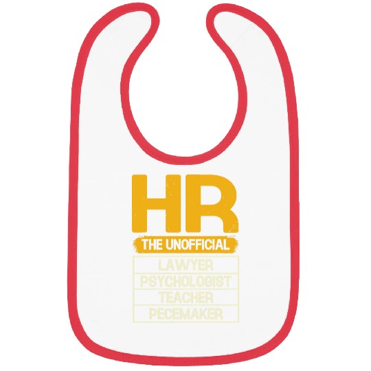 HR Role Design Lawyer Psychologist Teacher Peacemaker Bibs