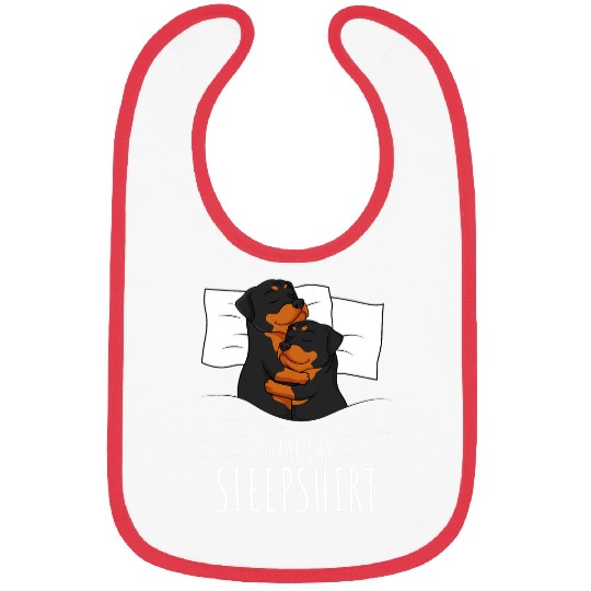 Dog Rottweiler Rottie Dog Official Sleep Bibs