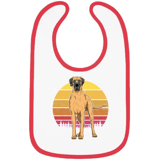 Dog Great Dane German Mastiff Great Dane Sunset 29 3 8 Bibs