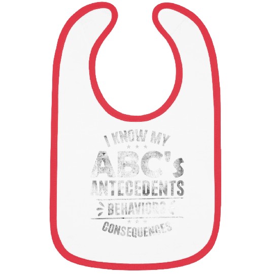 I Know My ABCs Behavior Analyst Therapist Psychologist 1 Bibs
