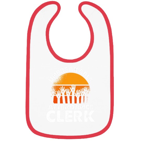 Attendance Clerk Attendance Taker Fan School Staff 1 Bibs