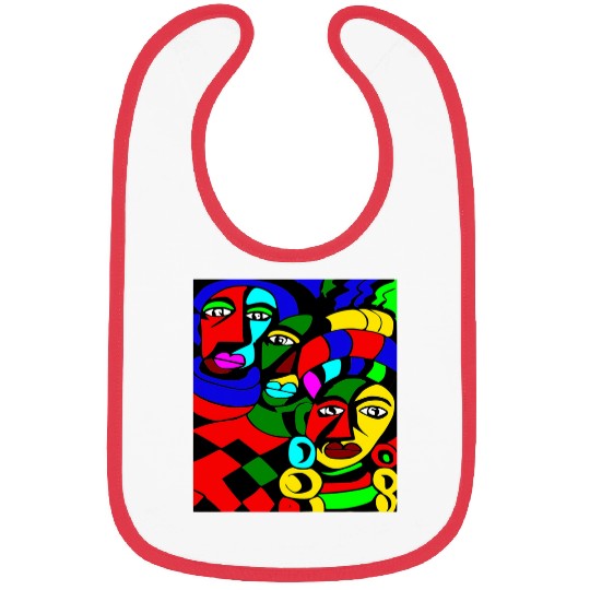 African Art Afrocentric Bibs