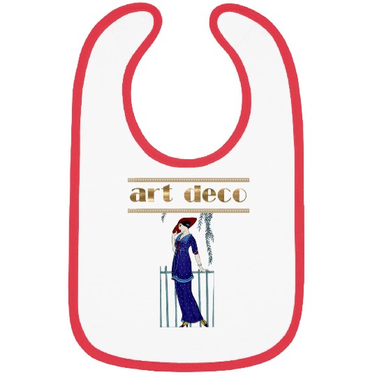 Art Deco vintages woman classy 1920s designs Bibs