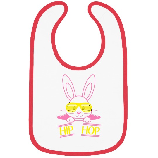 Hip Hop Easter Bunny Bibs
