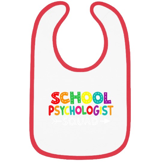 Back To School Psychologist Phycology Squad vintages Novelty Bibs