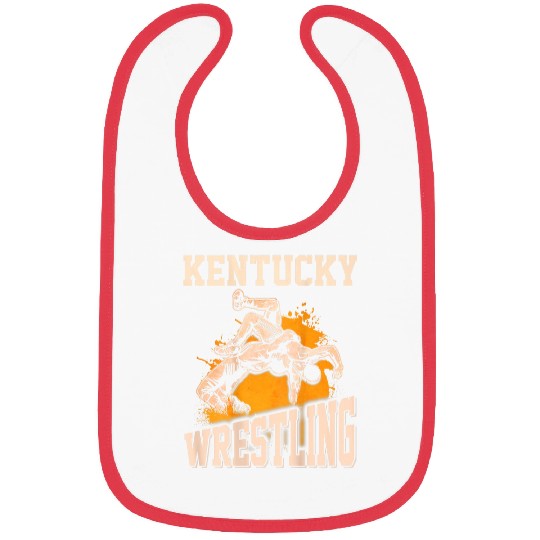 Kentucky Wrestling Dad Mom Gift For Wrestler Backside Bibs