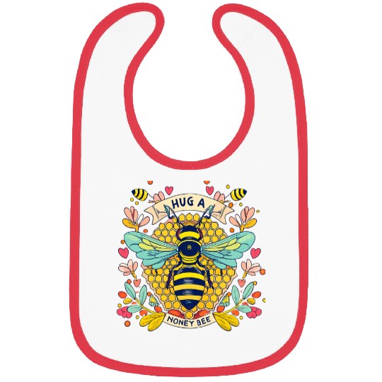 Hug A Honey Bee BeeLoved NatureInspired Beekeeping 1 Bibs