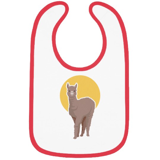 Alpaca Illustration Guanaco Llama Vicuna Breeder Alpaca Bibs