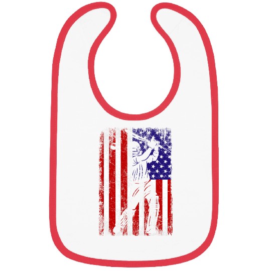 Cricket Fan American Flag Cricket Jersey Fan Player Coach Bibs