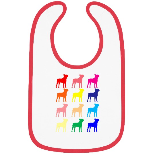 Boston Terrier lovers dog pop art gift Bibs