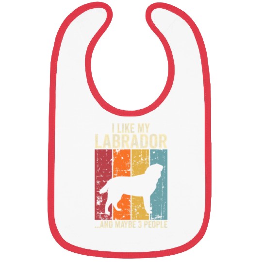 Labrador Lab Dog Labrador and maybe 3 people dogs Bibs