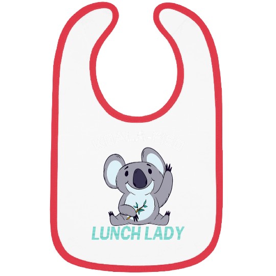 Lunch Lady Koalafied Qualified Cafeteria Worker Bibs