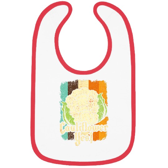 Cauliflower Yes Funny Vegetable Gardener 8 Bibs