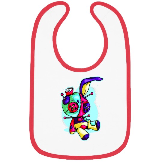 Goth Voodoo Doll Witch Curse Necromancer 189 Bibs