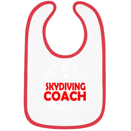 Skydiving Gift Man Myth Skydiving Coachs Legend Funny Skydiving Coachs Humor Bibs