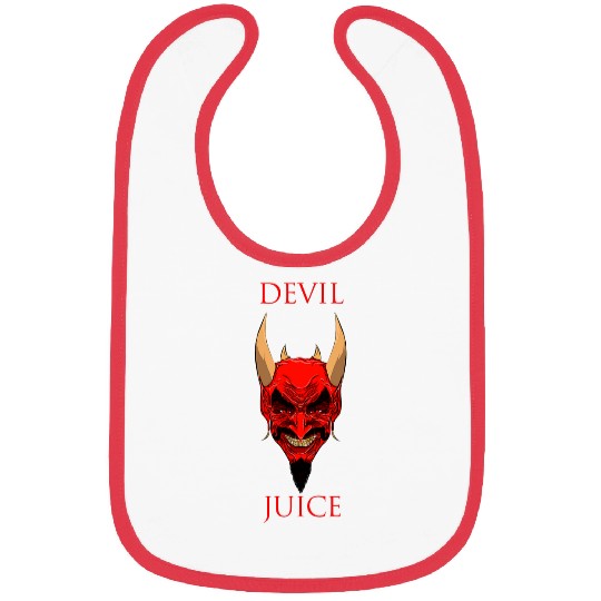 Devil Juice Vector Art Unisex Bibs