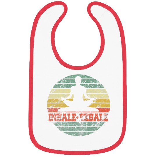 Namaste Yoga train Fit Instructor Yoga Lover meditating Workout spiritual Meditation Bibs