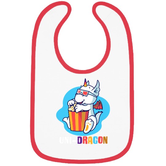 Halloween Baby Unicorns Dragon Costume UniDragon Popcorn Bibs