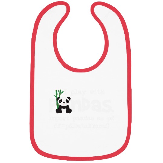 Funny Bear I Play With Pandas Python Computer Coding Programmer Coder Cute Bears Bibs
