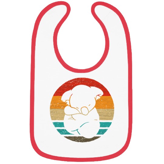 Funny Bear Koala Retro Style vintages Cute Bears Bibs