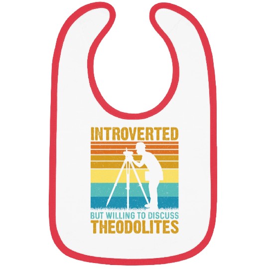 Land Surveying Land Surveyor Funny Gift Bibs