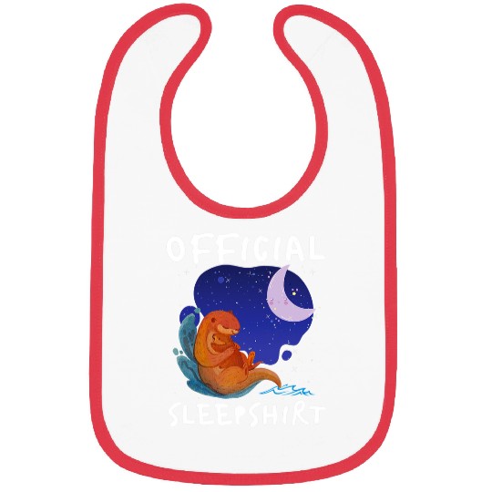 Otters sea otter Official Sleep Bibs