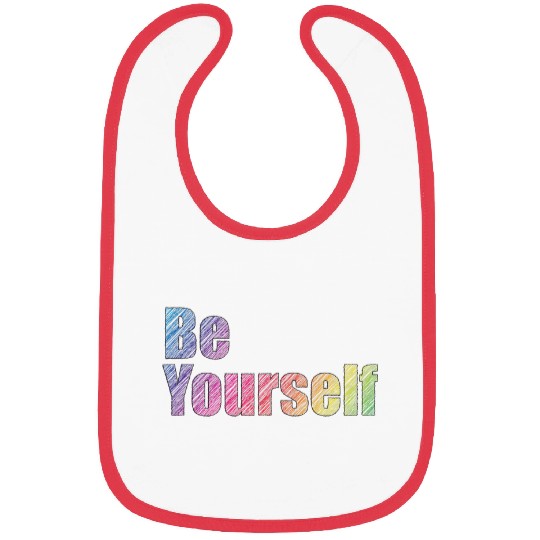 Be Yourself Scribble Bibs