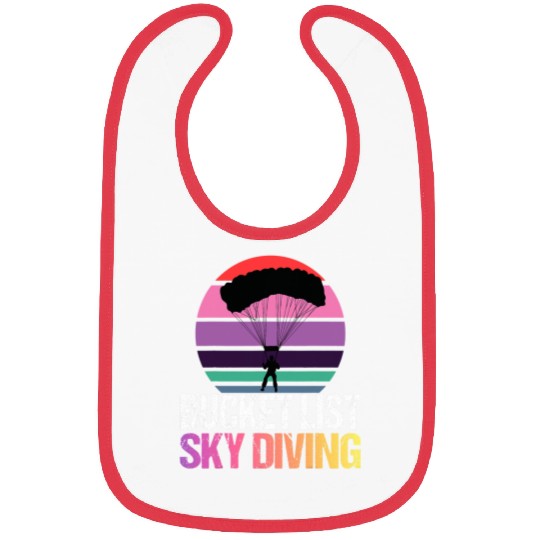 Skydiving Gift Funny Skydiver Skydiving Bucket List Skydiving Vintage Bibs