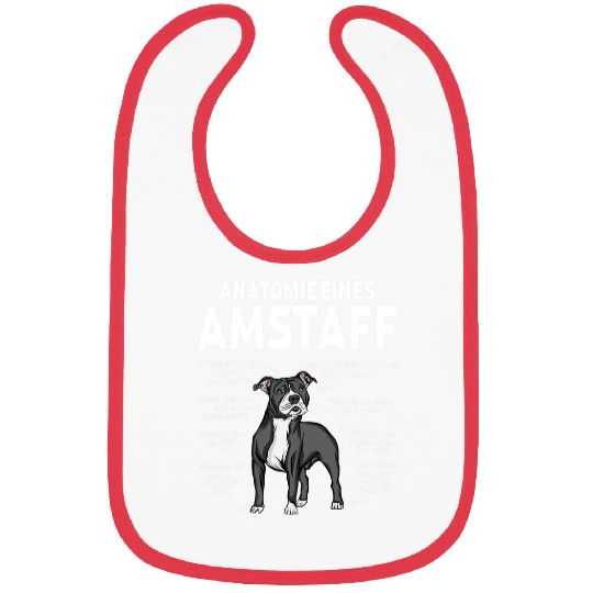 Dog Staffordshire Anatomy of an Amstaff American Staffordshire Terrier 3 Bibs