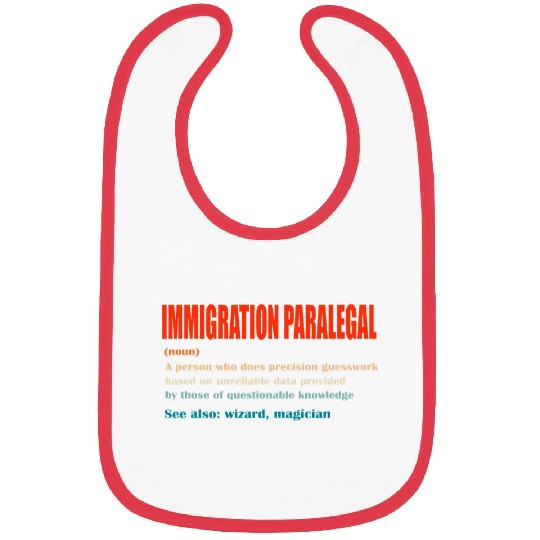 Immigration Paralegal vintages Definition Wizard Magician Bibs