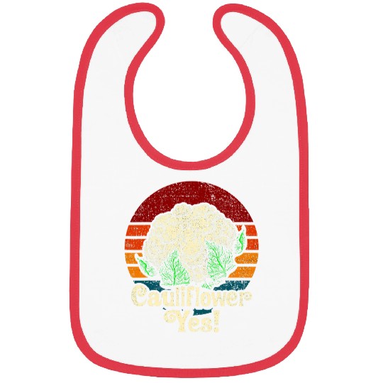 Cauliflower Yes Funny Vegetable Gardener Bibs